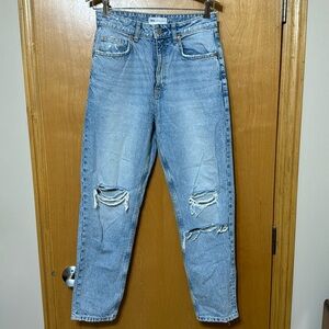 Zara ripped jeans